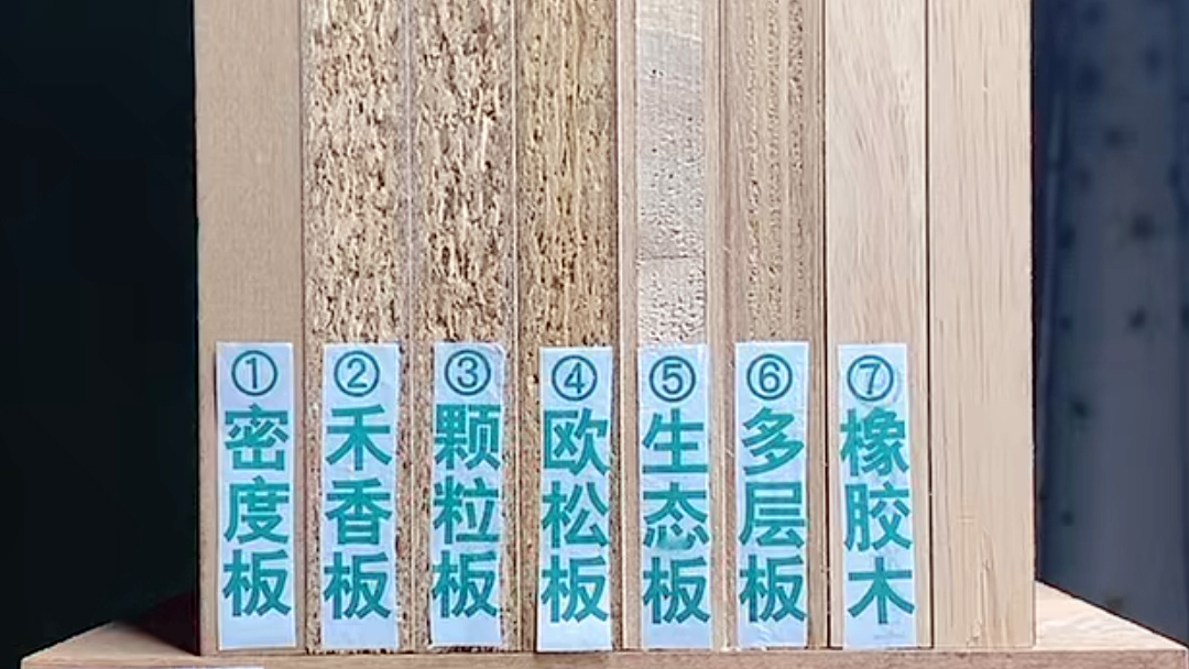 密度板、禾香板、顆粒板、歐松板、多層板、生態(tài)板哪種板材最環(huán)保